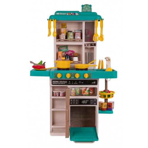 Kuchynský kút s funkciou svetla, zvuku a vody 50 kusov. Modrá