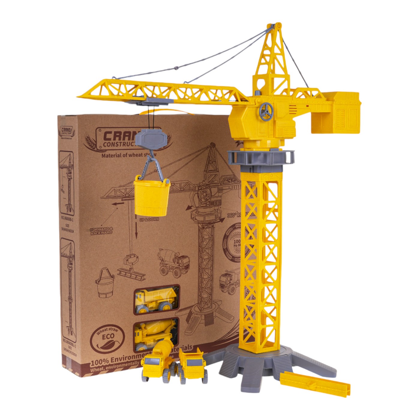 EKO stavebný žeriav + vozidlá