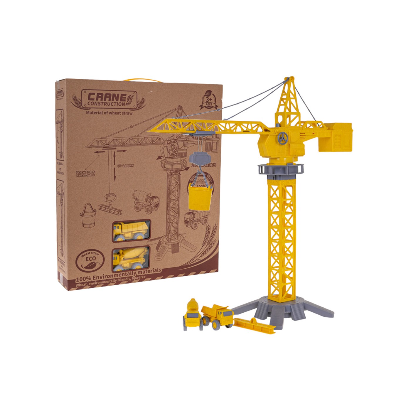 EKO stavebný žeriav + vozidlá