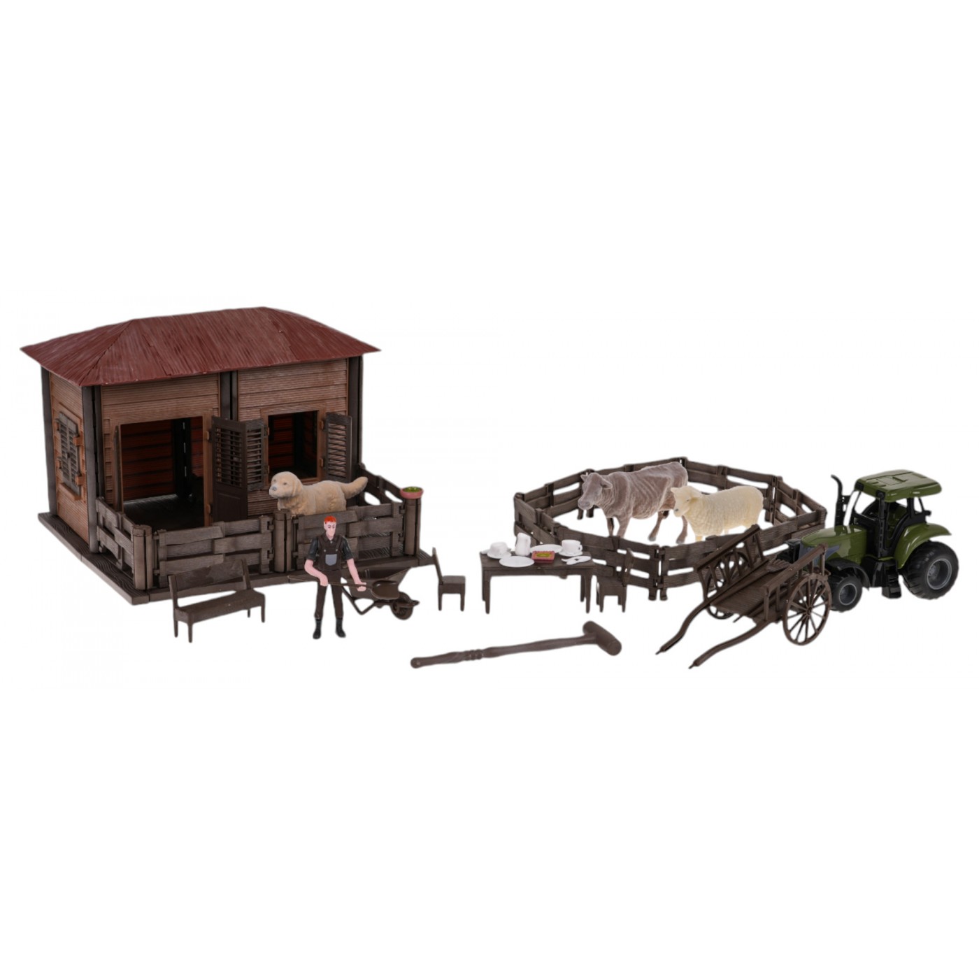 Farma s traktorom + príslušenstvo