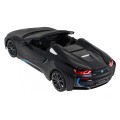BMW i8 Roadster čierny RASTAR model 1:12 Diaľkovo ovládané auto + ovládač 2,4 GHz