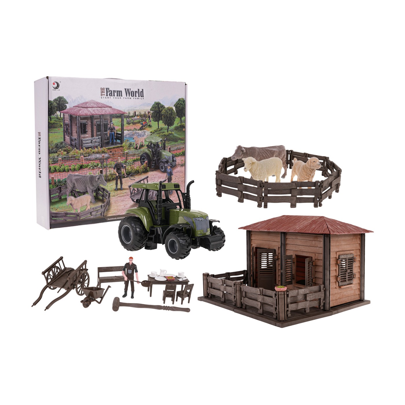 Farma s traktorom + príslušenstvo