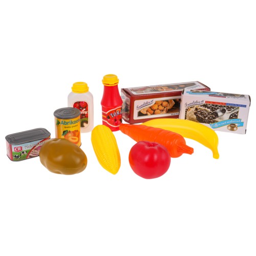 Nákupný košík + príslušenstvo červená