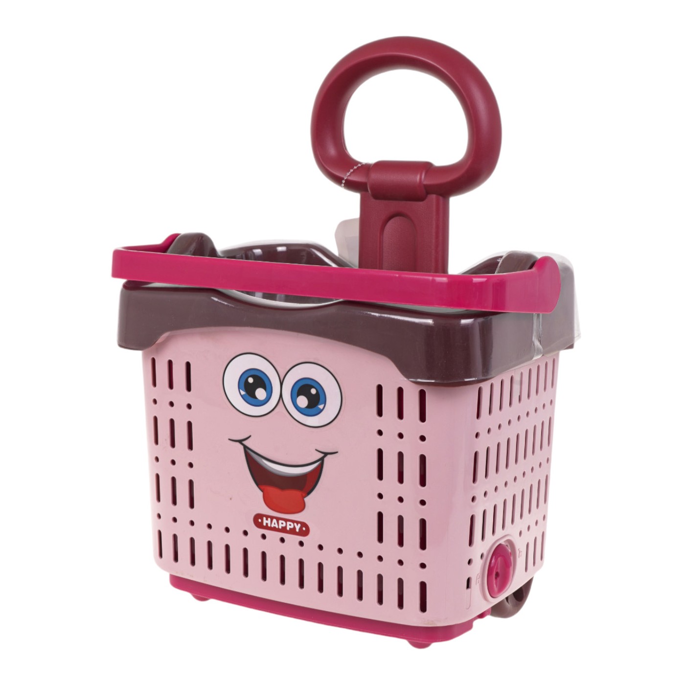Nákupný košík + príslušenstvo červená