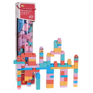 Sada mäkkých blokov 100 ks.