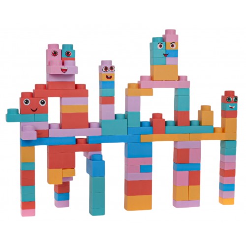 Sada mäkkých blokov 100 ks.