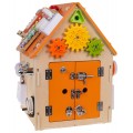 Multifunkčný interaktívny drevený domček