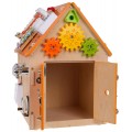 Multifunkčný interaktívny drevený domček
