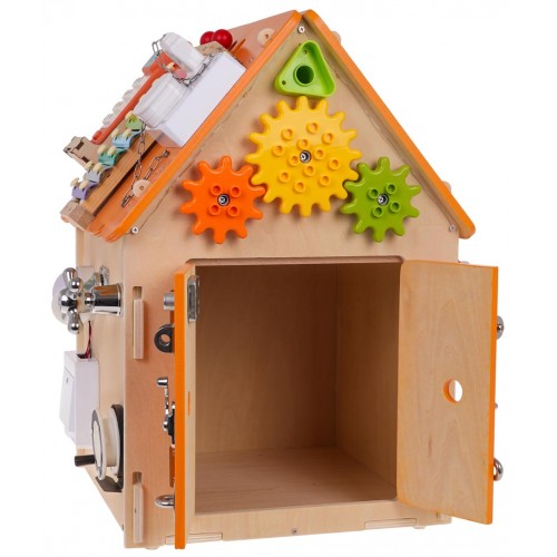 Multifunkčný interaktívny drevený domček