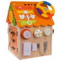 Multifunkčný interaktívny drevený domček
