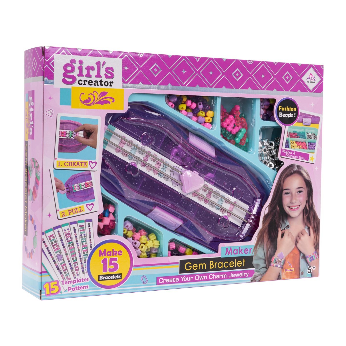 Súprava na výrobu náramkov + príslušenstvo