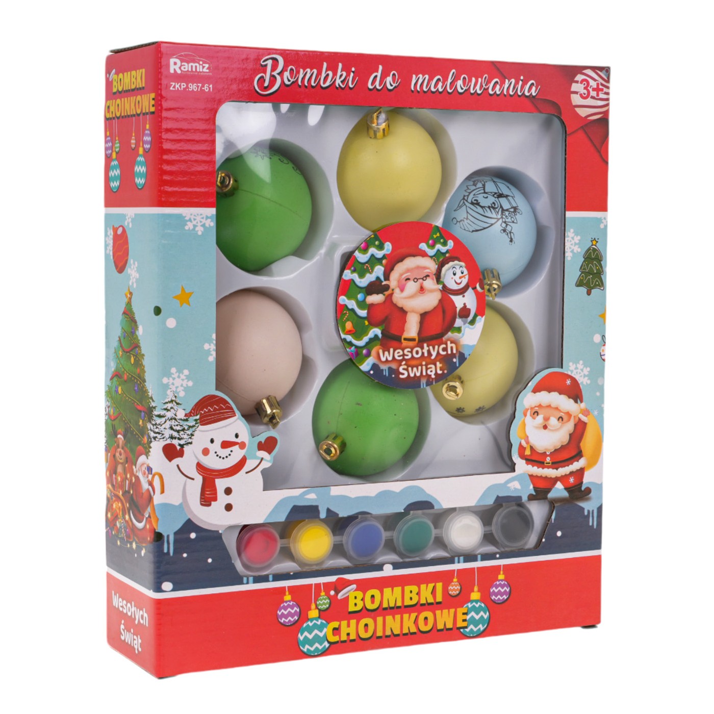 Ozdoby na maľovanie na vianočný stromček