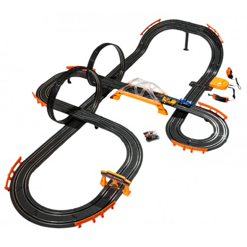 TRACK MASTER Závodná dráha s osvetlením + príslušenstvo