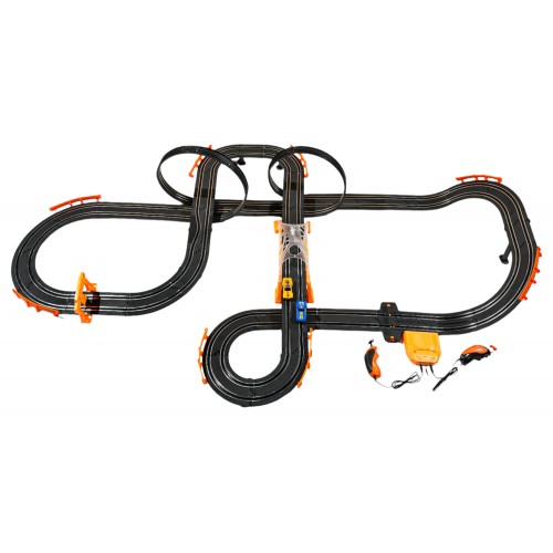 TRACK MASTER Závodná dráha s osvetlením + príslušenstvo