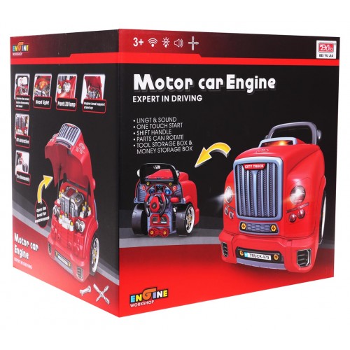 Dielňa pre mladého mechanika červená