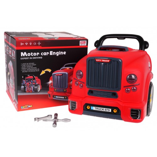 Dielňa pre mladého mechanika červená