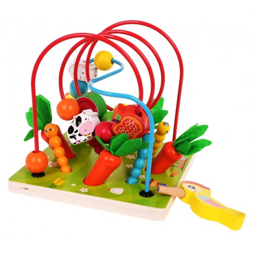 Drevená multifunkčná kocka