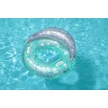 Hviezdne koleso na Plávanie s trblietkami BESTWAY 117cm Vinyl + 2 držadlá