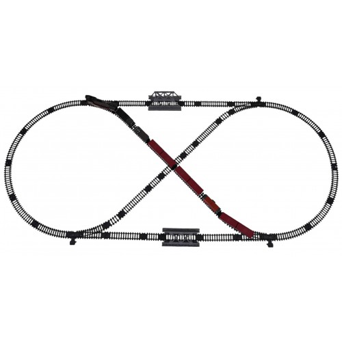 MEGA Retro vláčik + príslušenstvo