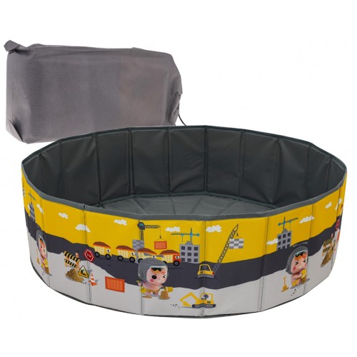 Mäkký suchý bazén/pieskovisko pre deti na stavenisku