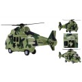 Vojenský Vrtuľník pre deti 3+ svetlozelený + Interaktívne Zvuky Svetlá + Pohyblivé časti
