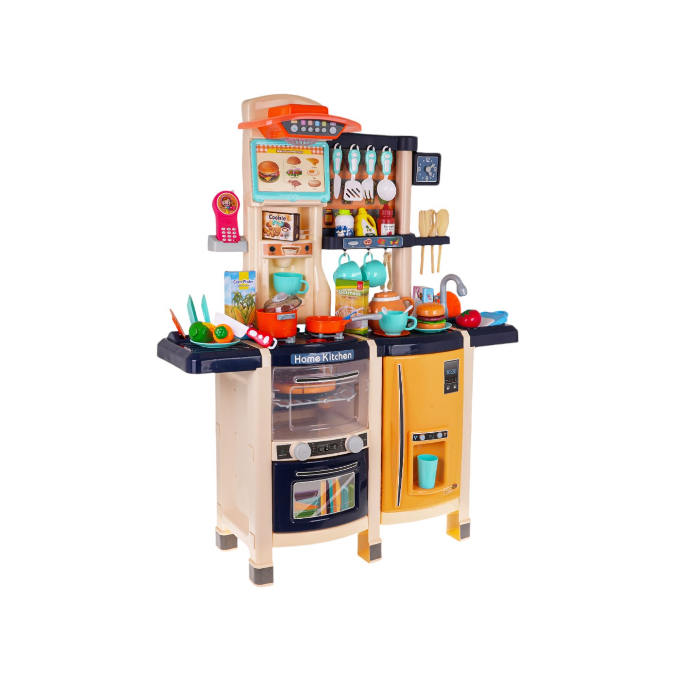 Kuchynský kút s funkciou svetla a zvuku 65 kusov. Modrá