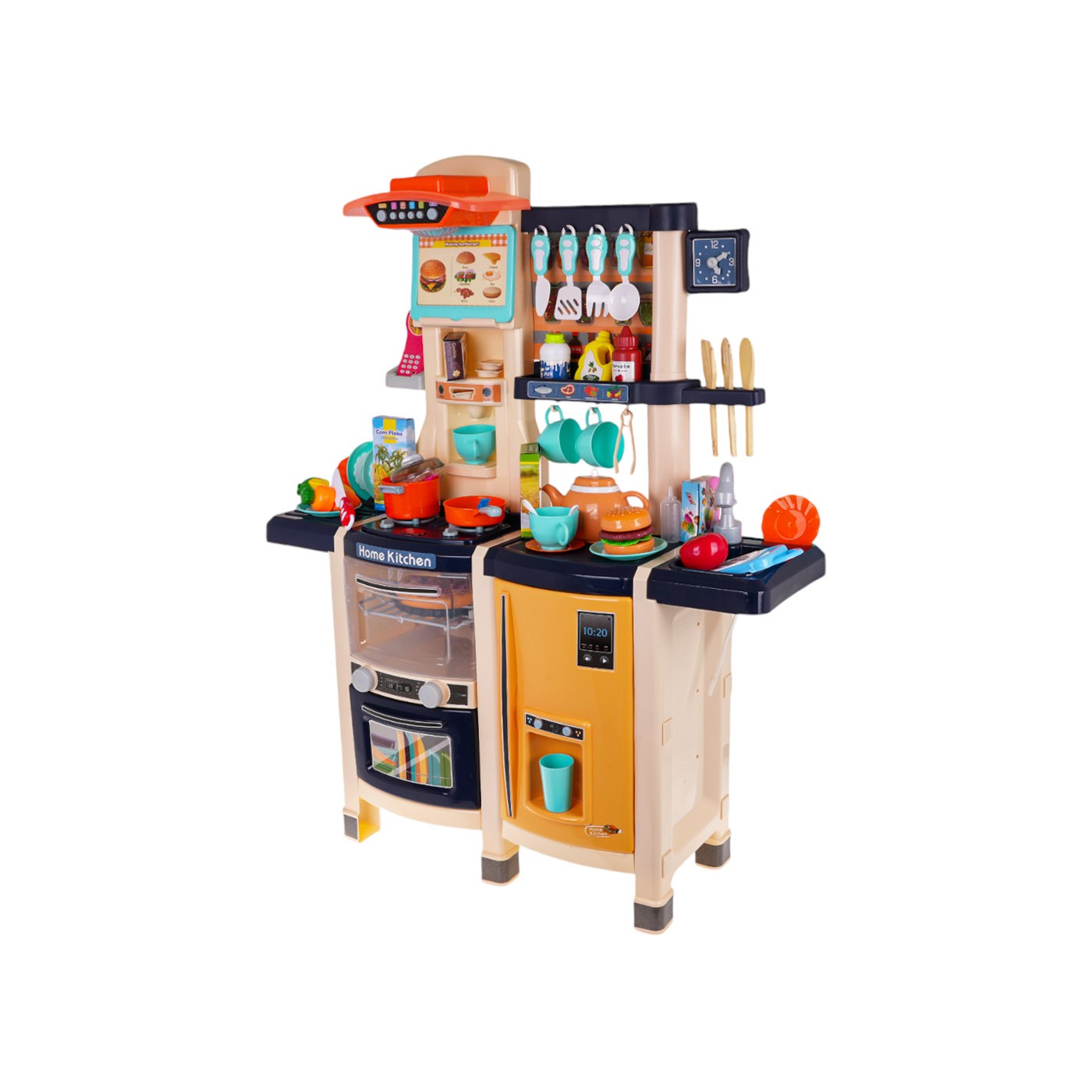 Kuchynský kút s funkciou svetla a zvuku 65 kusov. Modrá