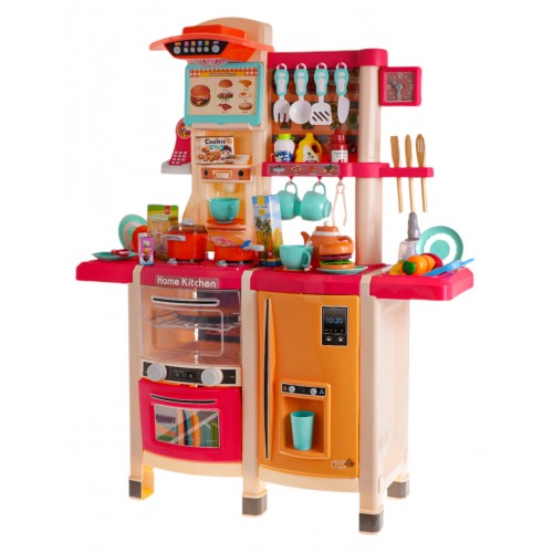 Kuchynský kút s funkciou svetla a zvuku 65 kusov. Ružová