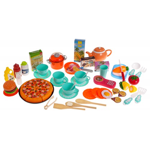 Kuchynský kút s funkciou svetla a zvuku 65 kusov. Ružová