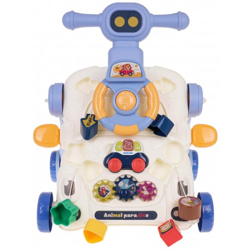 Multifunkčné modré chodítko