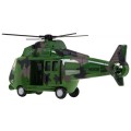 Vrtuľník Vojenský so Zvukmi Zelený