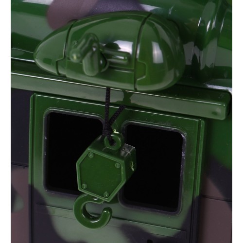 Vrtuľník Vojenský so Zvukmi Zelený