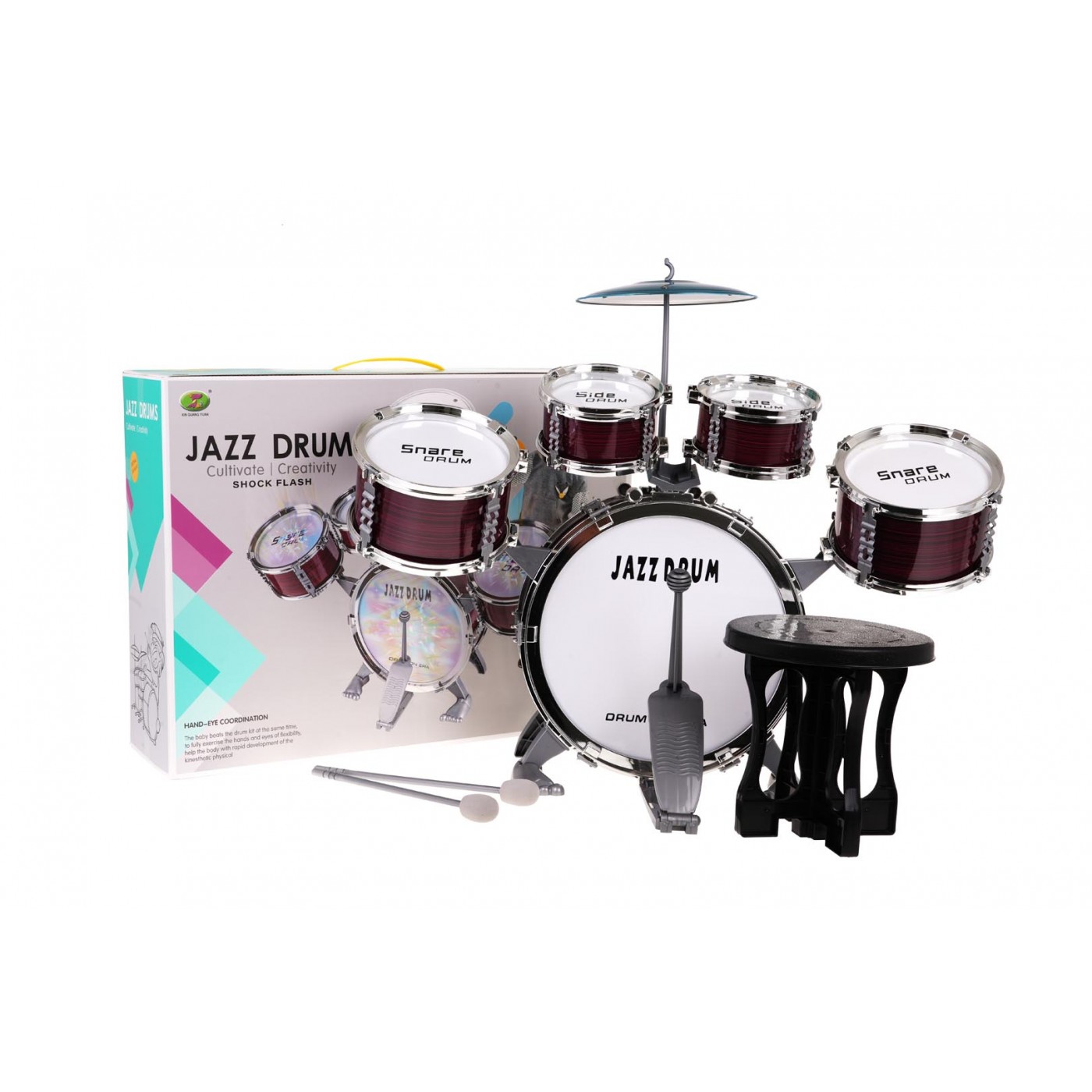 Veľké bubny so svetelným efektom