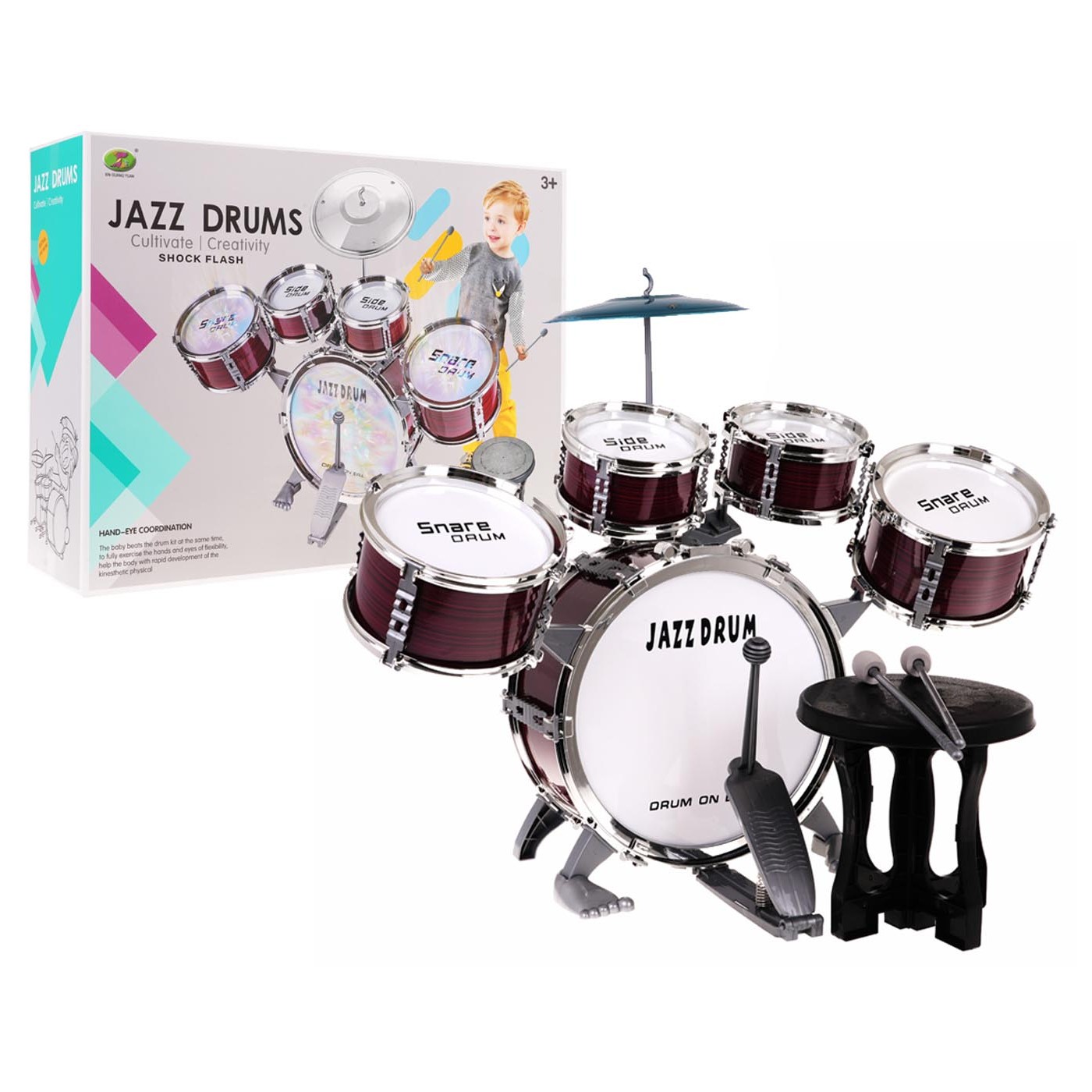 Veľké bubny so svetelným efektom