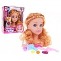 Blond stylingová hlava + príslušenstvo