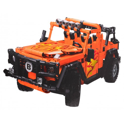 Červená sada Off-Road Auto Block R/C 790 kusov.