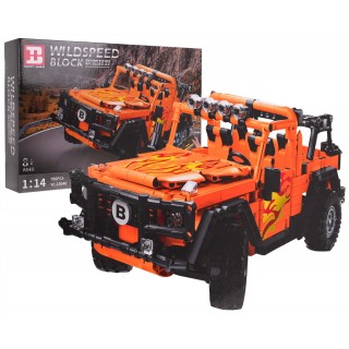 Červená sada Off-Road Auto Block R/C 790 kusov.