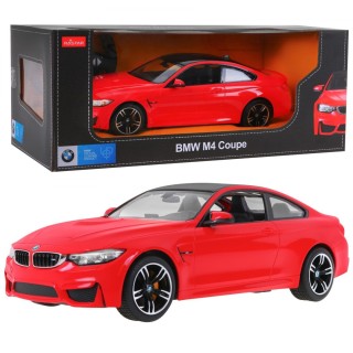 BMW M4 Coupe červené RASTAR model 1:14 Diaľkovo ovládané auto + ovládač 2,4 GHz