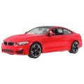 BMW M4 Coupe červené RASTAR model 1:14 Diaľkovo ovládané auto + ovládač 2,4 GHz