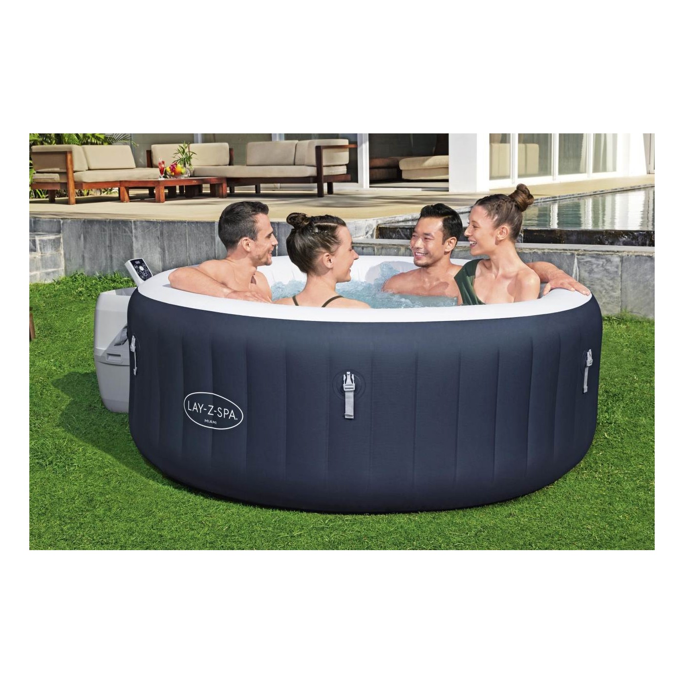 Lay-Z-Spa Miami Airjet Jacuzzi BESTWAY