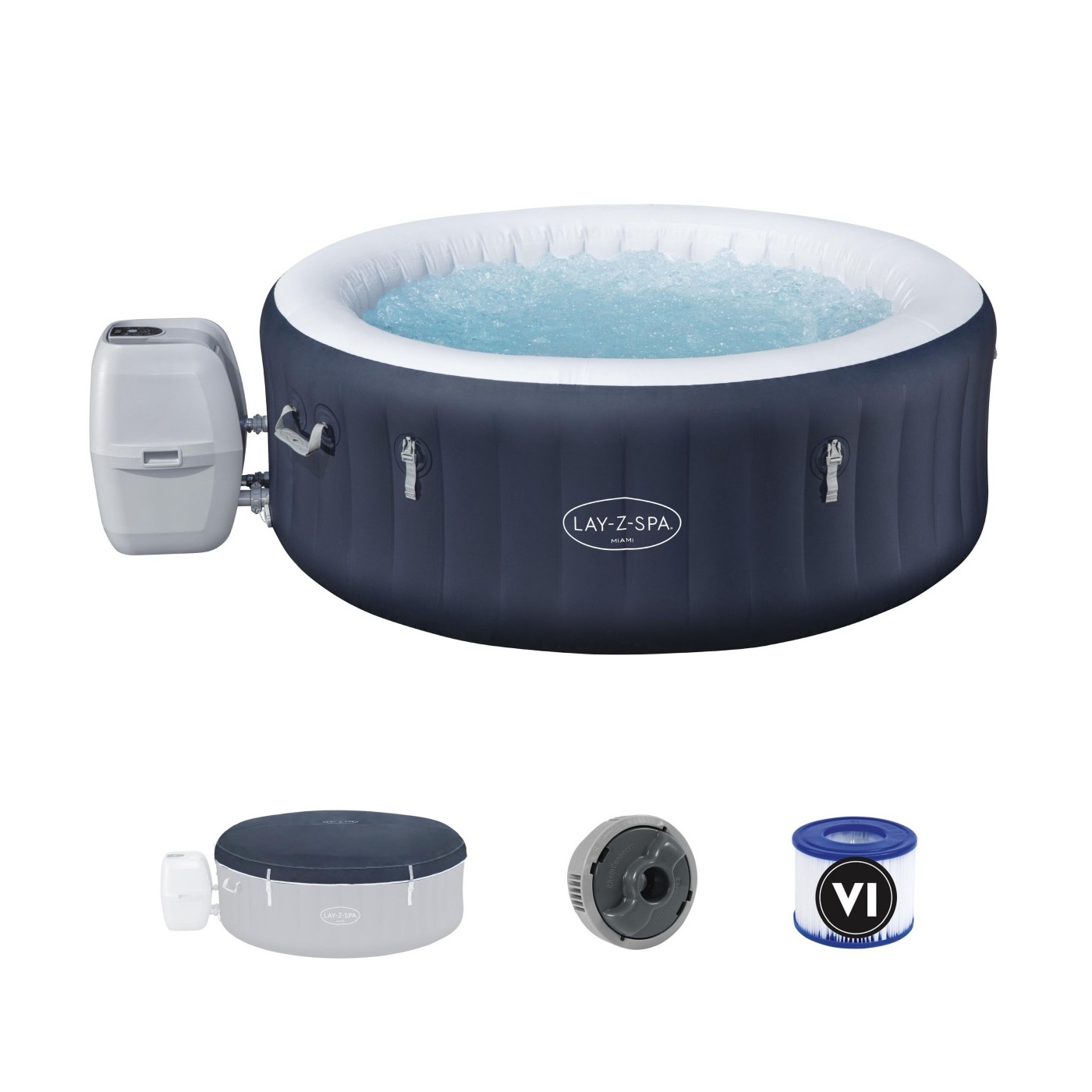 Lay-Z-Spa Miami Airjet Jacuzzi BESTWAY