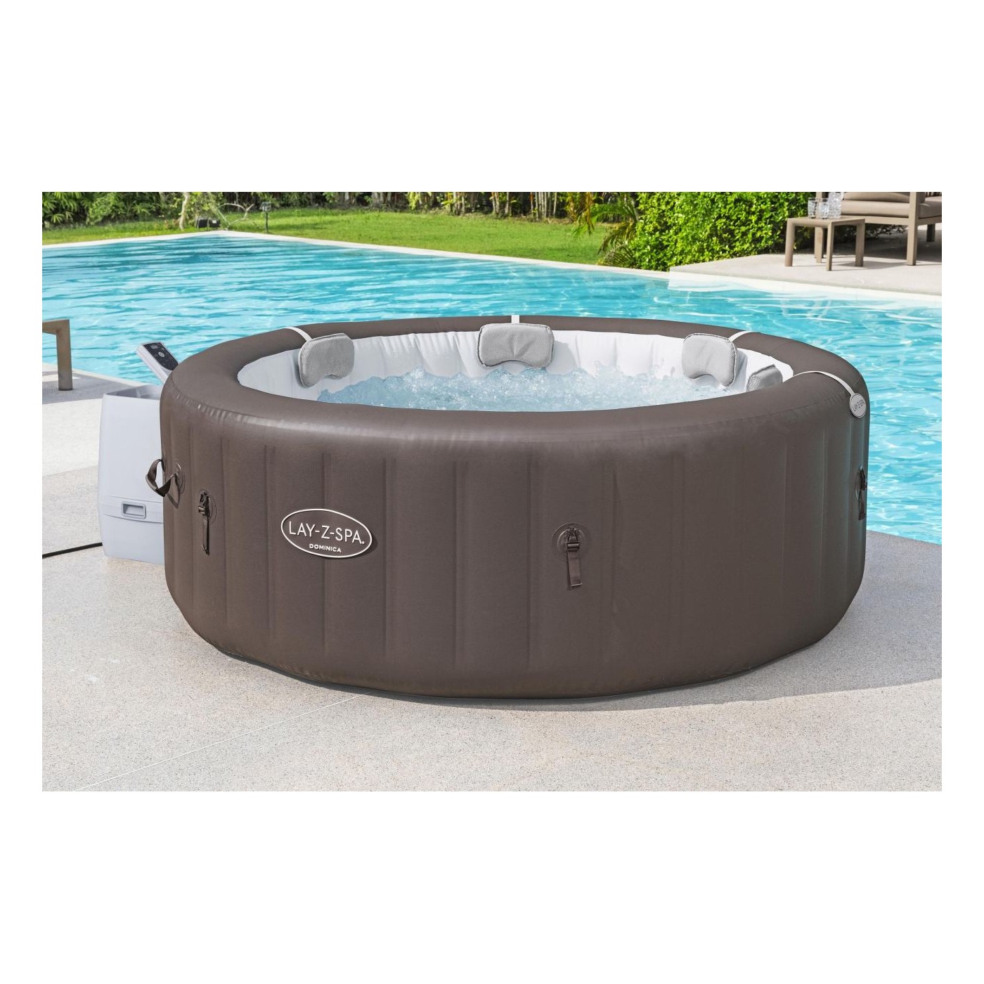 Lay-Z-Spa Dominica SMART HydroJet Jacuzzi BESTWAY
