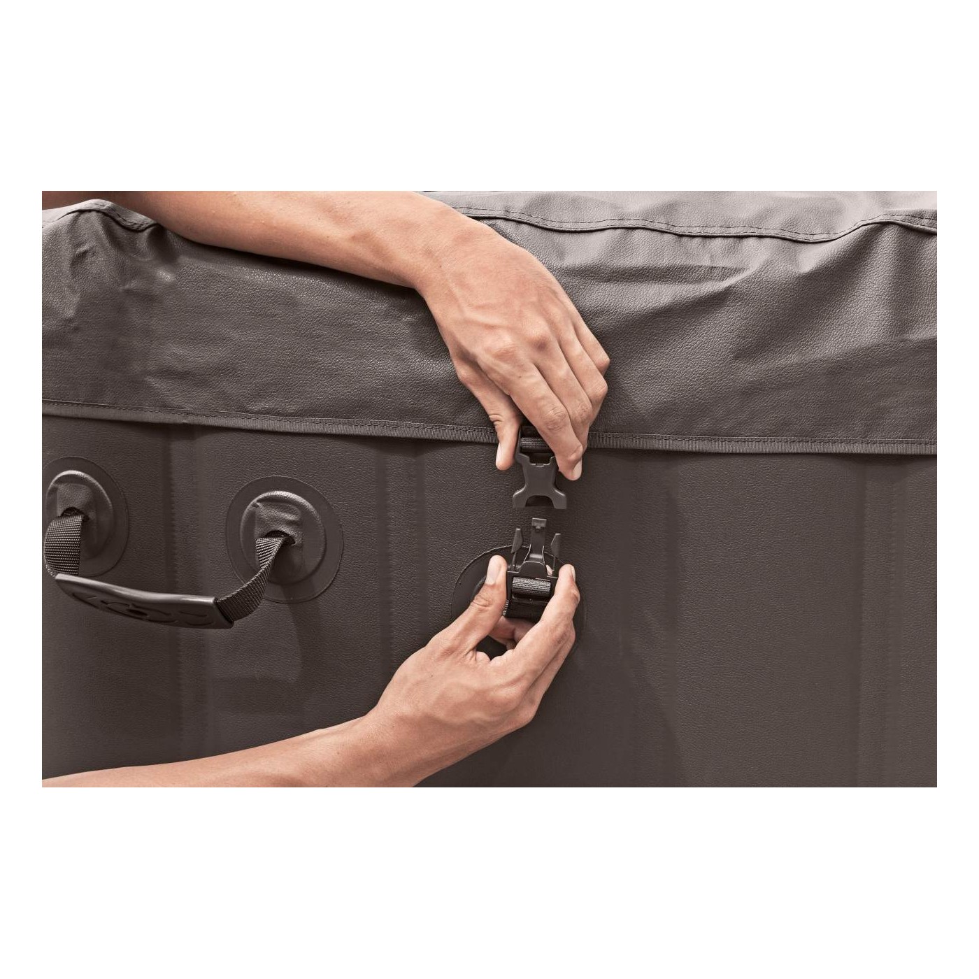 Lay-Z-Spa Dominica SMART HydroJet Jacuzzi BESTWAY