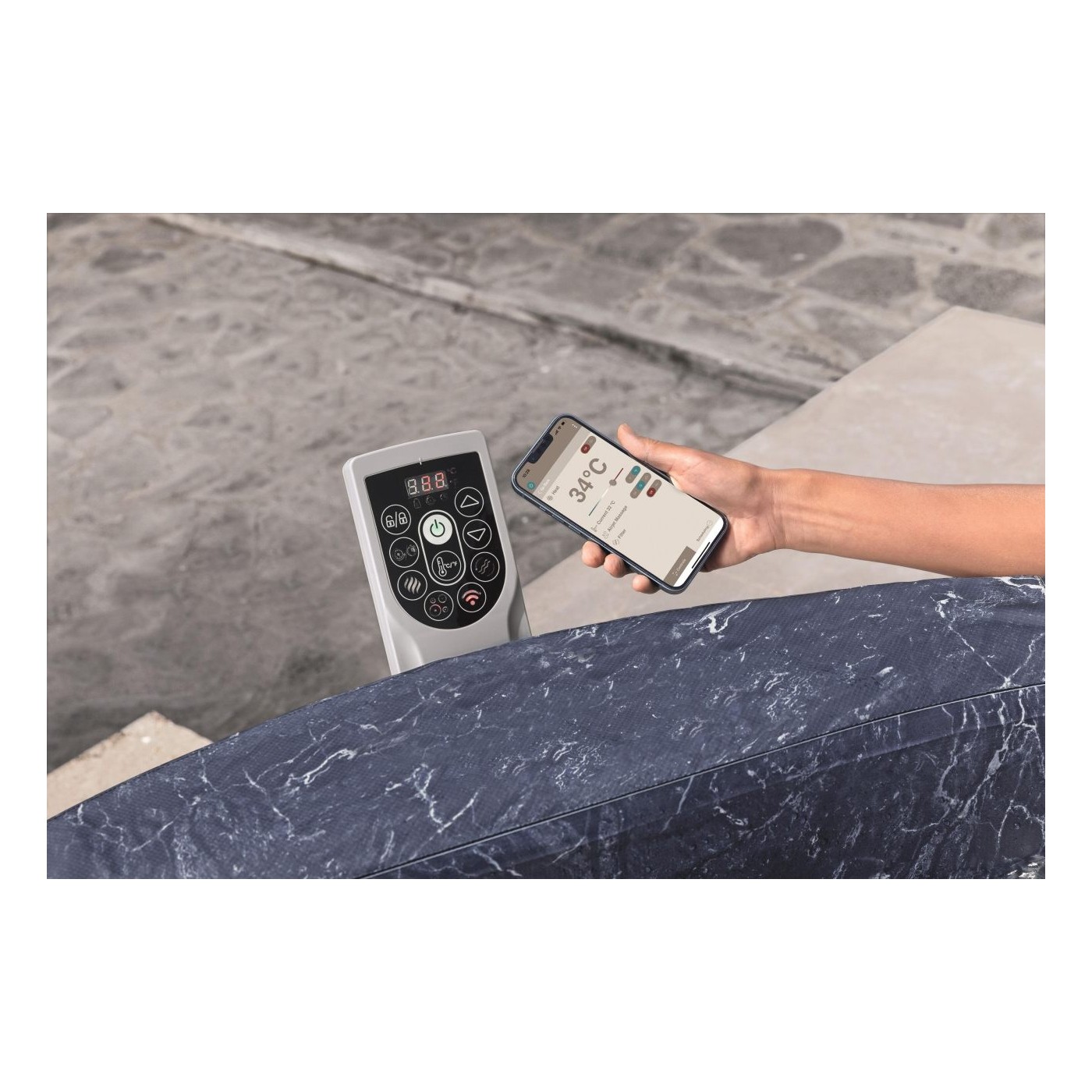 Lay-Z-Spa Toronto SMART Air Jet Jacuzzi BESTWAY