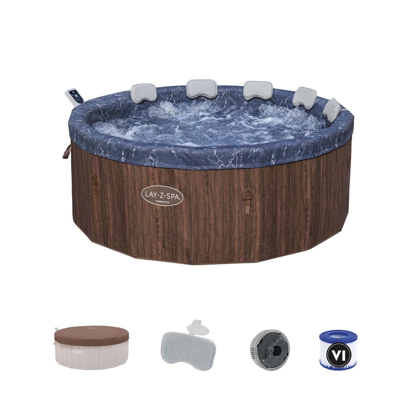 Lay-Z-Spa Toronto SMART Air Jet Jacuzzi BESTWAY