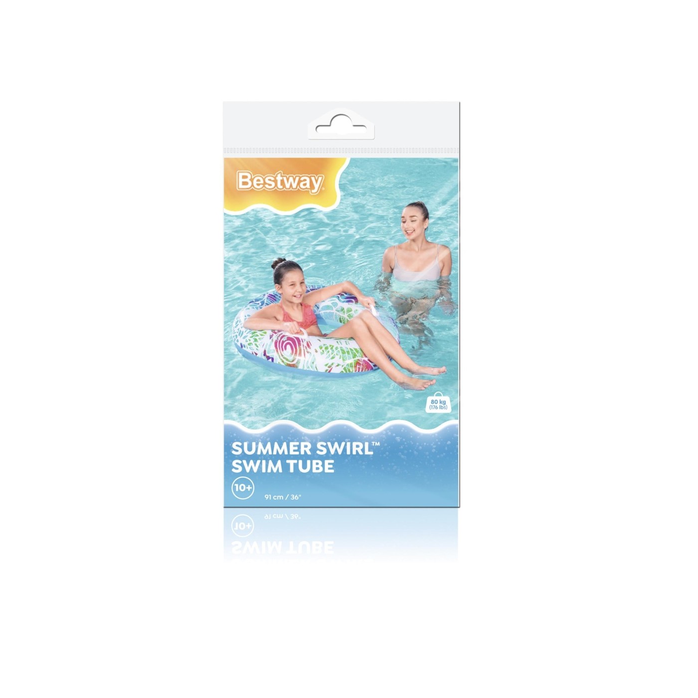 Krúžok na plávanie 91 cm BESTWAY Modrý