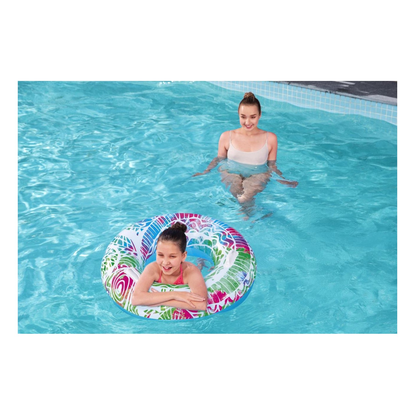 Krúžok na plávanie 91 cm BESTWAY Modrý