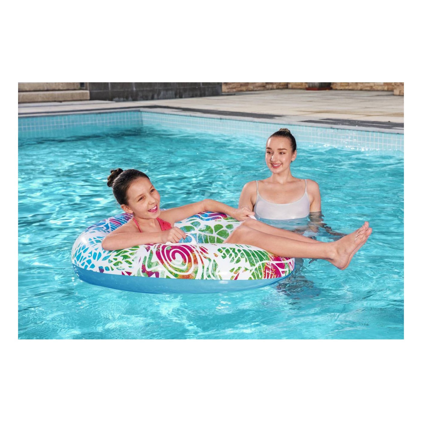 Krúžok na plávanie 91 cm BESTWAY Modrý