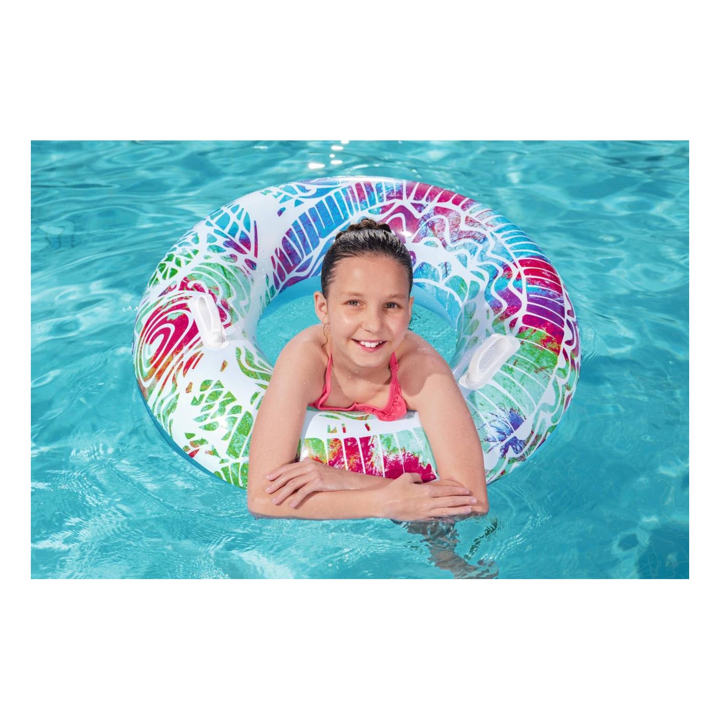 Krúžok na plávanie 91 cm BESTWAY Modrý