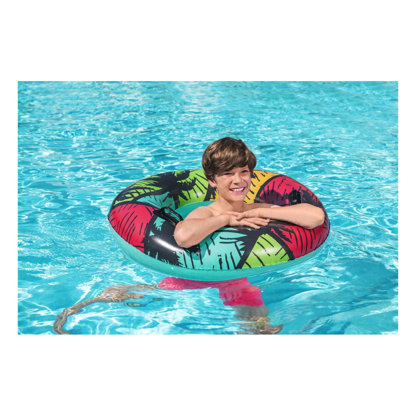 Prsteň na plávanie Castaway 91 cm BESTWAY zelený